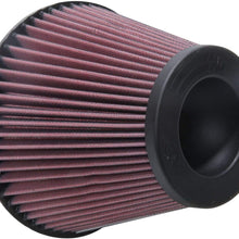 K&N Universal Clamp-On Air Filter: High Performance, Premium, Washable, Replacement Filter: Flange Diameter: 6 In, Filter Height: 6 In, Flange Length: 0.625 In, Shape: Reverse Conical, RC-43810
