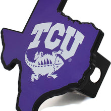 AMG NCAA Premium Solid Metal Heavy Duty Hitch Cover - Texas Shaped (Red Raiders)