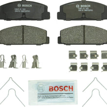 Bosch BP332 QuietCast Premium Semi-Metallic Disc Brake Pad Set For Mazda: 2003-2005 6, 2003 Protege, 1984-1995 RX-7; Rear