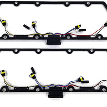 IMAChoice F81Z-6584-AA Diesel Valve Cover Gaskets Glow Plug Kit With Gaskets Harness Plugs Relay Pigtails For Ford 98-03 and Truck OEM F81Z-9D930-AB 4C3Z-12A342-AA