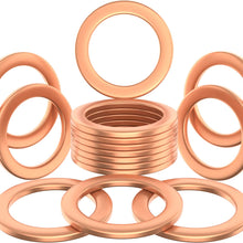 15pcs Oil Drain Plug Crush Rubber Washer Gasket Black Seal – 12mm Replacement for Buick/Cadillac/Chevrolet/GMC/Hummer/Oldsmobile/Pontiac/Saturn - OEM 12616850 Fits for GM 1975-2021 by AUTOMAJOR