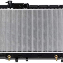 DNA Motoring OEM-RA-2464 2464 OE Style Bolt-On Aluminum Core Radiator Replacement