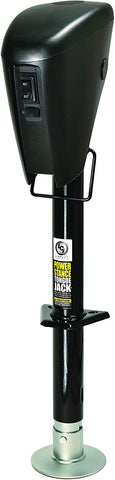 Lippert Components - 813748 Power Stance Tongue Jack with Optional 2-Way to 7-Way powering System for RVs