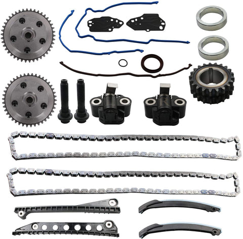 Variable Camshaft Timing Kit Fits FORD 5.4L Timing chain kit 2004,2005,2006,2007,2008 5.4L 24 Valve Triton Ford Expedition,F-150,F-250,F-350 Super Duty (VCT Timing Kit)