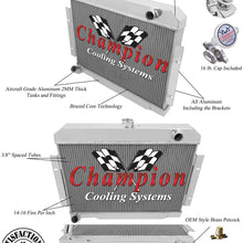 Champion Cooling, 3 Row All Aluminum Radiator for Jeep CJ Series, CC583