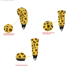 Belidome Sunflower Butterfly Car Shift Knob Cover for Women Cute Armrest Handle Brake Decor Protector from Dirty