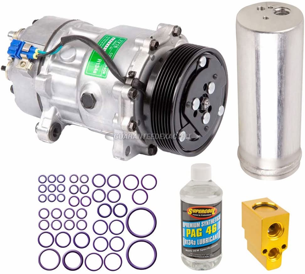 For VW Golf 1998-2005 and VW Jetta 1998-2001 AC Compressor w/A/C Repair Kit - BuyAutoParts 60-80135RK New