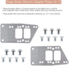 for LS Swap Motor Mounts Adapter Plates LS Conversion Adjustable Universal Swap Bracket Small Block for LS1 LS3 LS2 LQ4 LQ9 LS6 L92 L99 L33 LR4 Billet 551628 for SBC Vehicle to LS Engine