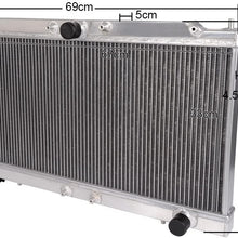 All Aluminum Cooling Racing Radiator Replacement For MITSUBISHI ECLIPSE/TALON TURBO 1995-1999