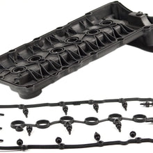 Bapmic 03H103429H Engine Valve Cover with Gasket Kit for Volkswagen Touareg Passat CC Audi Q7 3.6L V6