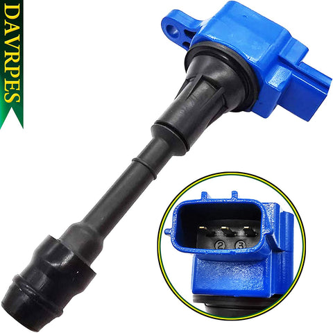 DAVRPES UF350 22448-8H315 Ignition Coil Pack For 2002-2006 Nissan Altima, 2002-2008 Nissan Sentra X-Trail, 2010-2013 X-Trail 2.5L-L4 Replace# C1398|22448-8H310|22448-8H300|22448-8H311|1788319|5C1395