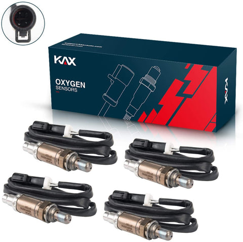 KAX 234-4071 Oxygen Sensor, Upstream Downstream 250-24001 234-4046 Heated O2 Sensor Air Fuel Ratio Sensor 1 Sensor 2 Rear Front Original Equipment Replacement set of 4