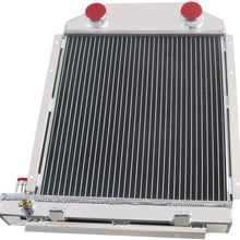 CoolingSky 3 Row Full Aluminum Radiator for Ford Tractor 957E8005, CC957E8005 Dexta &Super Dexta
