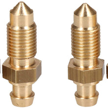 AB Tools Brass Brake Caliper Bleeding Bleed Nipple Screw Bleedscrew 3/8 x 24 UNF 4 Pack
