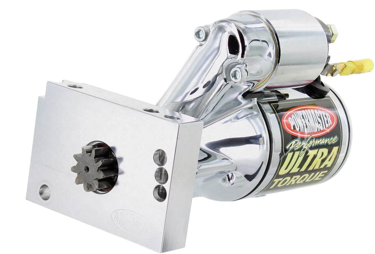 Powermaster 19439 Chrome Alternator (Ultra Chevy 139T 10 Pitch Flywheel (Same OD as 168T))