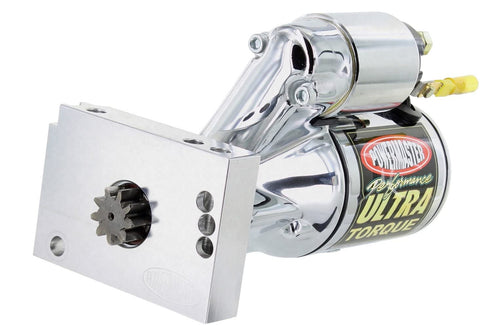 Powermaster 19439 Chrome Alternator (Ultra Chevy 139T 10 Pitch Flywheel (Same OD as 168T))