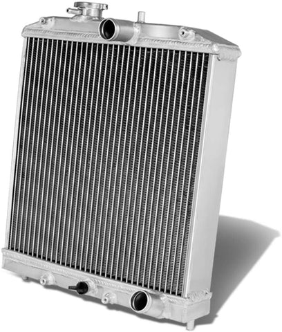 For Honda D15/16/B18 1.5L/1.6L/1.8L I4 MT 60mm 3-Row Tri Core T-6061 Aluminum Radiator