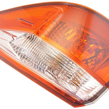 Outer Quarter Panel Mounted Tail Light Lamp RH Passenger Side for Toyota Corolla