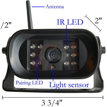 4Ucam TWO Digital Wireless Camera + 7" Monitor Quad-view Split screen for Bus, RV, Trailer, Motor Home, 5th Wheels and Trucks Backup or Rear View