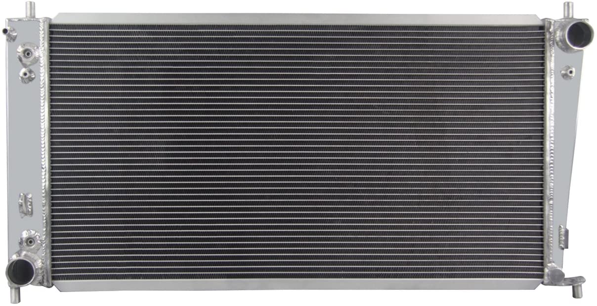 Primecooling 62MM 4 Row Core Aluminum Radiator for Ford F-150 F-250 F-350 Super Duty &Lincoln Models 4.2L / 4.6L/ 5.4L 1997-2004
