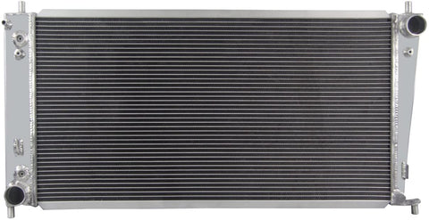 Primecooling 62MM 4 Row Core Aluminum Radiator for Ford F-150 F-250 F-350 Super Duty &Lincoln Models 4.2L / 4.6L/ 5.4L 1997-2004