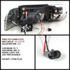 Spyder Auto PRO-YD-CS99-CCFL-BK Chevy Silverado 1500/2500/3500/Chevy Suburban 1500/2500/Chevy Tahoe Black CCFL LED Projector Headlight with Replaceable LEDs