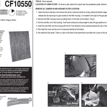 FRAM Fresh Breeze Cabin Air Filter Replacement for Car Passenger Compartment w/ Arm and Hammer Baking Soda, Easy Install, CF11182 for Select Acura and Honda Vehicles