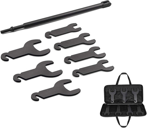 Mekar 43300 Pneumatic Fan Clutch Wrench Set Clutch Removal Tool Kit Compatible with Jeep, Ford, GM,Chrysler