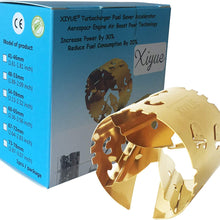 XIYUE Gas Fuel Saver 73-78mm (2.87-3.07 inch) Intake Modified Throttle Air Filter Turbocharger for Various Gasoline Diesel Engines Vehicle,Such As Cars, Trucks, and SUVs.