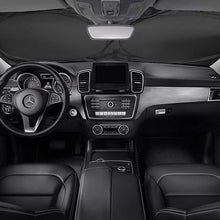 Magnelex Car Windshield Sunshade with Bonus Steering Wheel Cover Sun Shade. 210T Reflective Polyester Blocks Heat and Sun. Foldable Sun Shield That Keeps Your Vehicle Cool (Large 63 x 33.8 in)