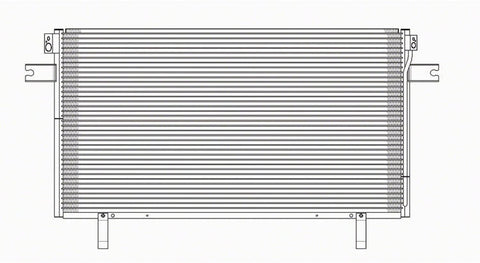 OE Replacement A/C Condenser INFINITI QX4 1997 (Partslink NI3030112)