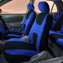FH Group FB030102 Light & Breezy Gray/Black Cloth Seat Cover Set Airbag & Split Ready- Fit Most Car, Truck, SUV, or Van