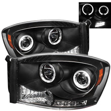 Spyder Auto 5010001 LED Halo Projector Headlights Black/Clear