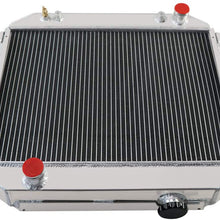 OzCoolingParts 214606G000 214606G102 Nissan Forklift Radiator, 3 Row Core Aluminum Radiator for Nissan Forklift with Oil Cooler