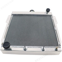 CoolingSky 4 Row All Aluminum Radiator 1955-1957 for Ford Thunderbird Y-Block 4.4L 4.8 5.1 V8 - Direct Replacement