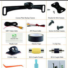 GreenYi-60 2in1 HD 720P License Plate Backup Camera for Car, Truck, SUV, Minivan, Camper, RV, Pickup, 170 Degress View Angle AHD Front/Rear View License Plate Frame Camera