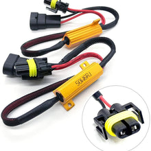 O-NEX LED Resistor Kit HB4 9006 HID Relay Harness Adapter Anti Flicker Error Decoder Warning Canceller (fits: 9005, 9145, H10)