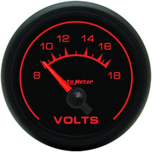 Auto Meter 5992 ES 2-1/16" 8-18V Short Sweep Electric Voltmeter