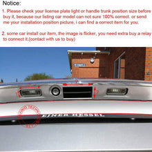 Super HD 1280x720 Pixels 1000 TV Lines car Back up Camera Reverse Parking Rear View License Plate Light Vehicle Camera for Ford Transit MK6(2000-2006) Ford MK7(2007-2013) Tourneo Connect 2012