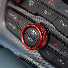 HKPKYK for Dodge Charger Challenger 2015-2020+, Interior Mouldings Air Conditioner Switch CD Knob Ring