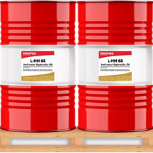 Sinopec AW 68 Hydraulic Oil Fluid (ISO VG 68, SAE 20) - 55 Gallon Drum (1)