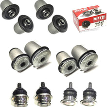 NISTO 8 Front Upper Lower Control Arm Bushing + 4 Ball Joint Compatible With Suitable For 2005-2014 Toyota Tacoma Hilux 4WD /2WD With Prerunner