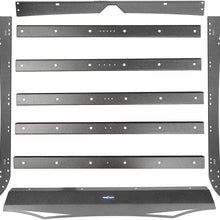 u-Box Tacoma Roof Rack, Top Cargo Carrier Basket w/LED Lights Support Shark Fin Antenna for 2005-2021 Toyota Tacoma 4 Doors Gen 2/3