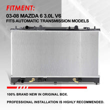 DPI 2672 OE Style Aluminum Core High Flow Radiator Replacement for 03-08 Mazda 6 3.0L V6 AT