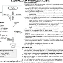 PYvideo Backup Camera for (2007-2013) Chevy Silverado/GMC Sierra for Universal Monitors (RCA) (Color: Black) with Key Hole Plug