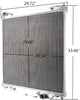 2 Row Dual-Core Aluminum Radiator Compatible For Ford 2003-2007 F-250 F-350 F-450 Super Duty V8 6.0L Turbo Diesel Powerstroke New 2004 2005 2006