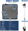 CU2951 Radiator Compatible with 200 Cirrus Sebring Avenger Caliber Compatible with Compass Patriot L4 V6 3.6L 2.4L 2.0L