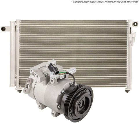 For Ford Escape 2013 2014 2015 2016 AC Compressor w/A/C Condenser & Drier - BuyAutoParts 61-89079R3 New