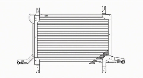 CPP Air Conditioning Condenser for Ford Bronco, F Super Duty, F-150, F-250, F-350 FO3030134
