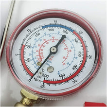 XIAOFANG Fangxia Store Air Conditioner Pressure Gauge Double Meter Car Home Fixed Inverter Pressure Metering of Refrigerant Filling (Color Name : Rose red)